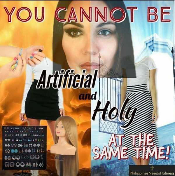 Wearing wigs & earrings is a sin. r/insanepeoplefacebook