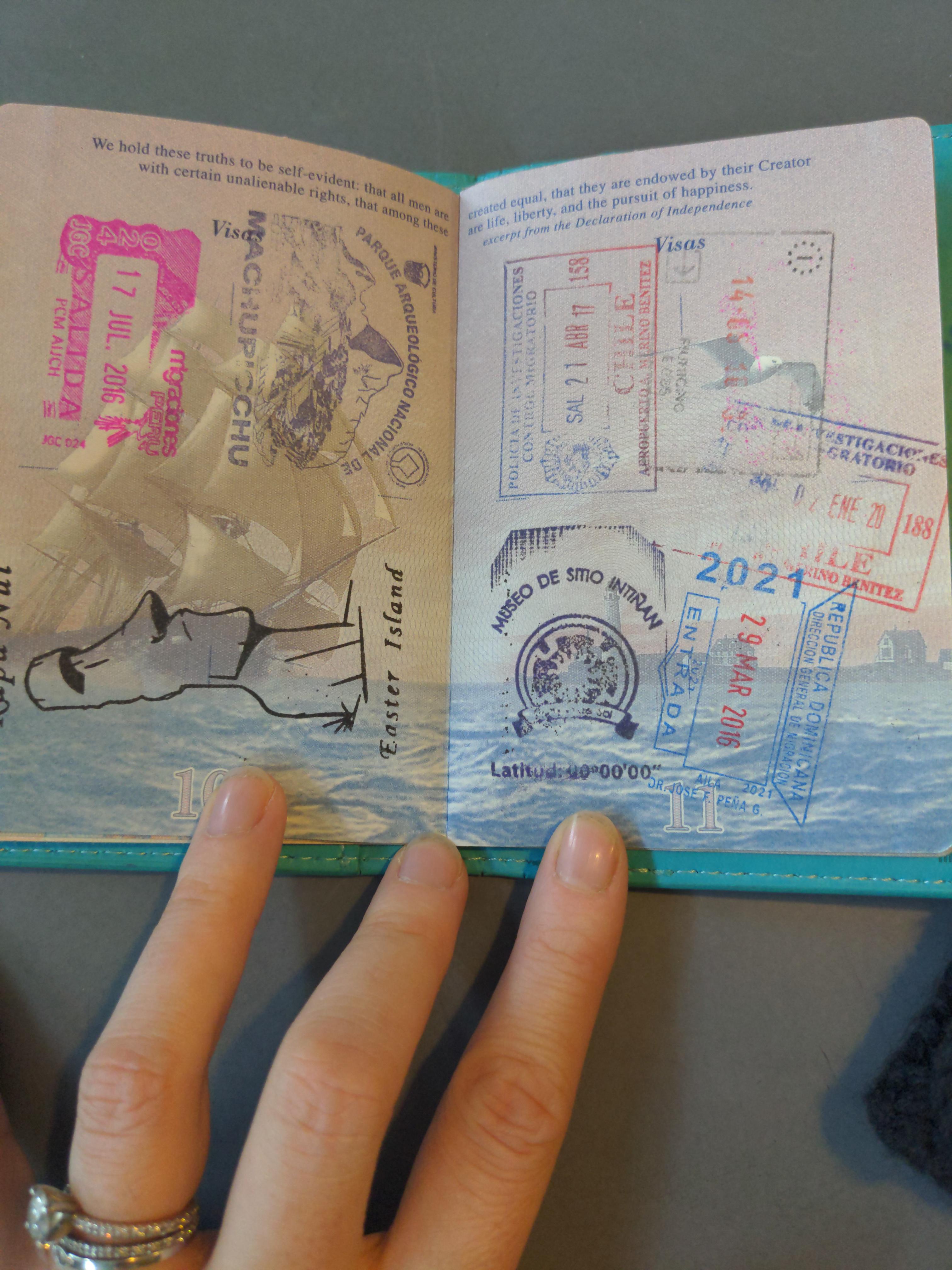 I have 5 tourist, non official, stamps on my nearly full passport. I