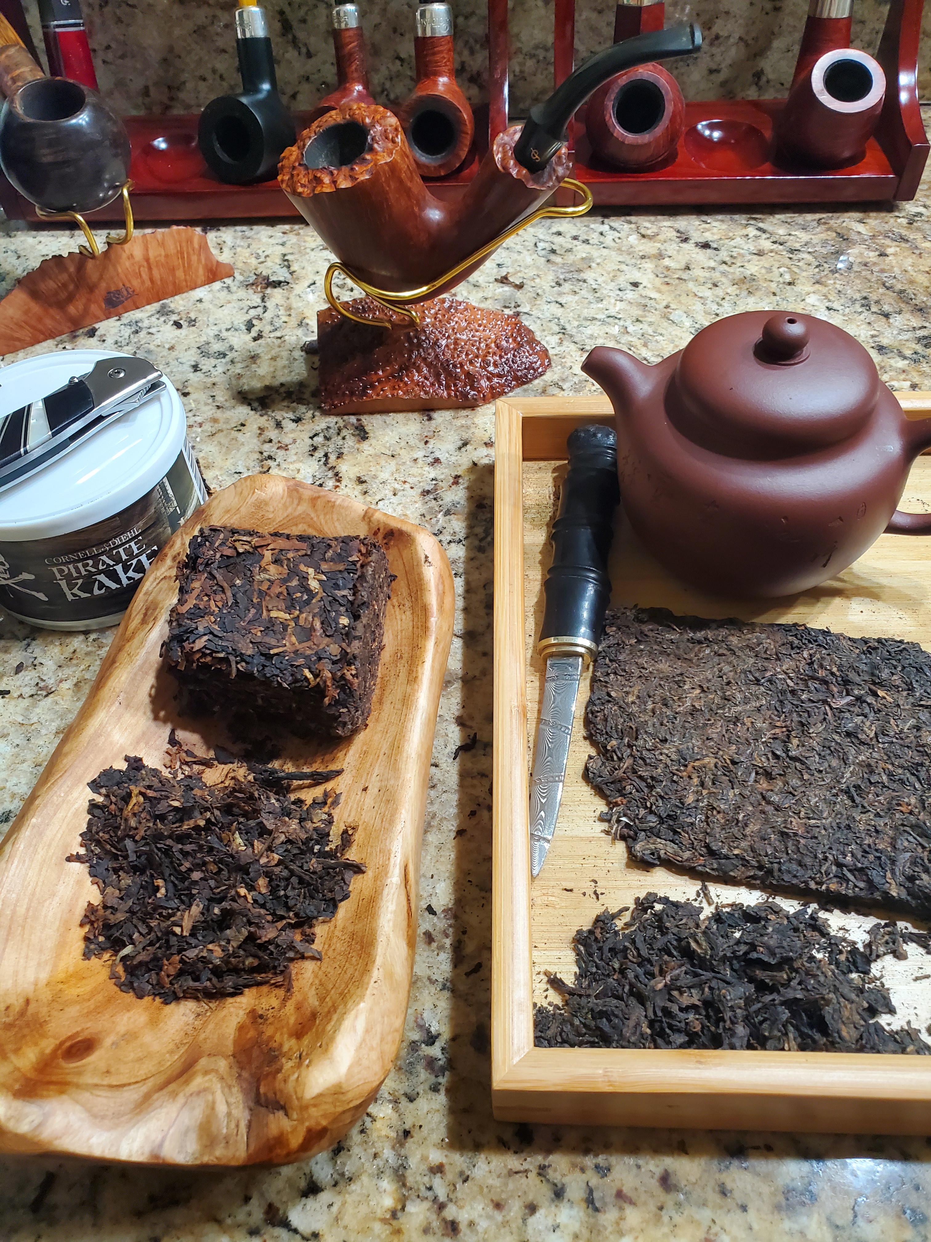 I am enjoying the timelessness of tobacco and tea today. It is humbling