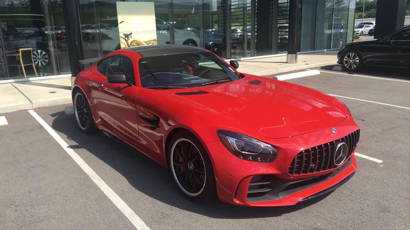 JUST LANDED the new 2019 AMG GT R in Jupiter Red. r/mercedes_benz