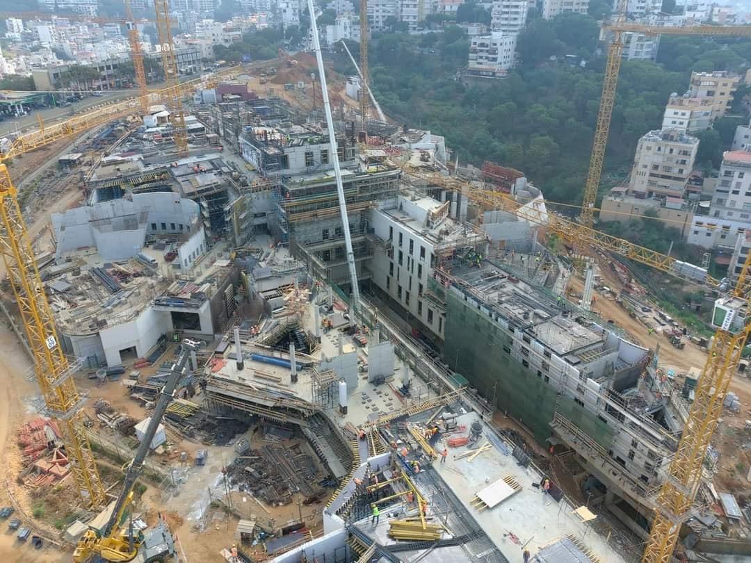 Massive US embassy in Lebanon. It is expected to be finished in 2023