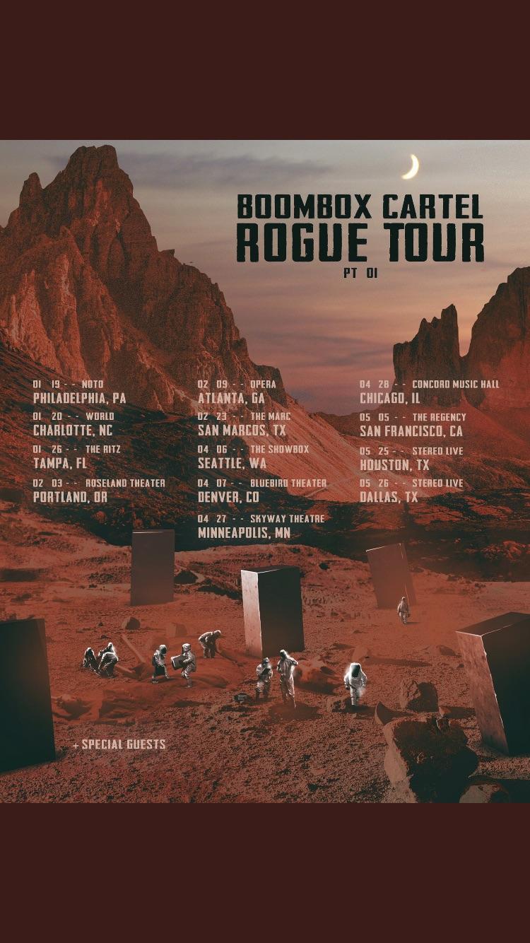 Boombox Cartel announces part 1 of tour schedule. No SoCal dates and no