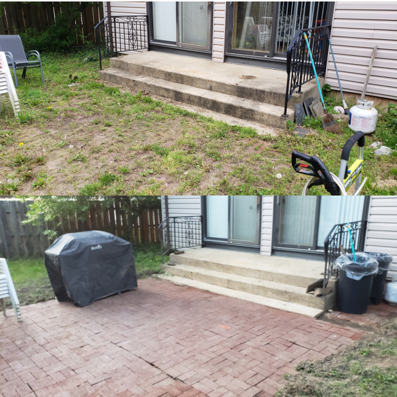 Before and after. Mostly power washed. powerwashingporn