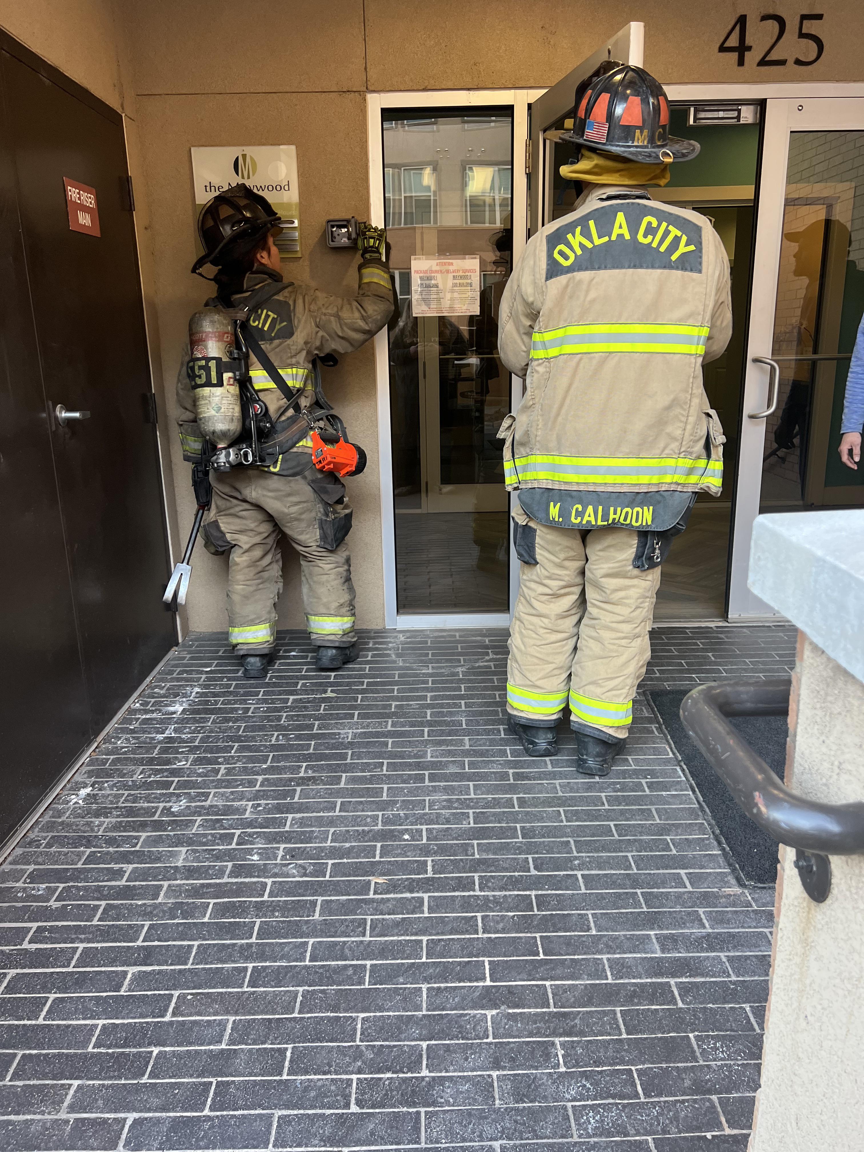 Maywood apartments fire alarm round 2 r/okc