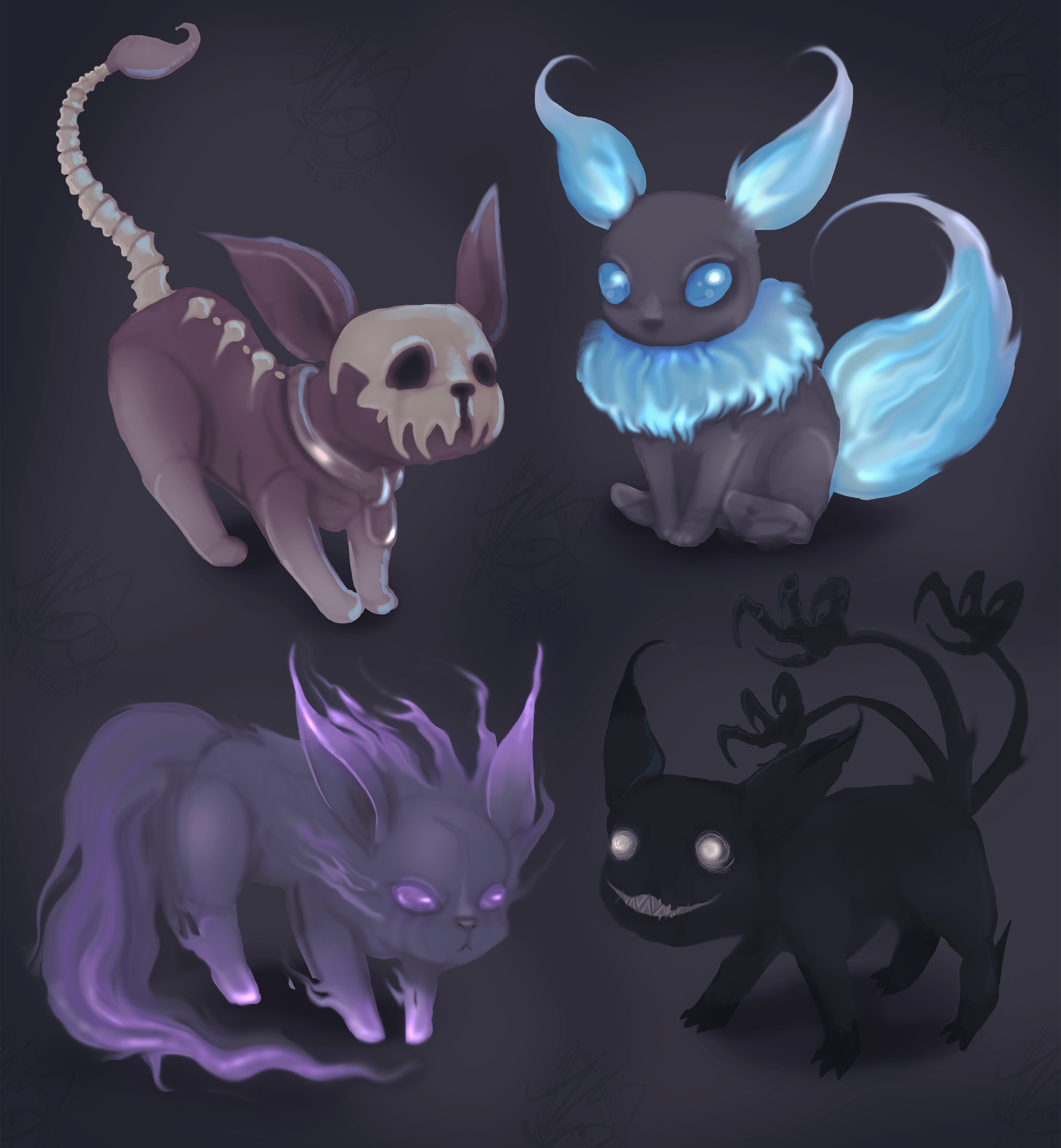 Ghost Eeveelution Concepts r/pokemon