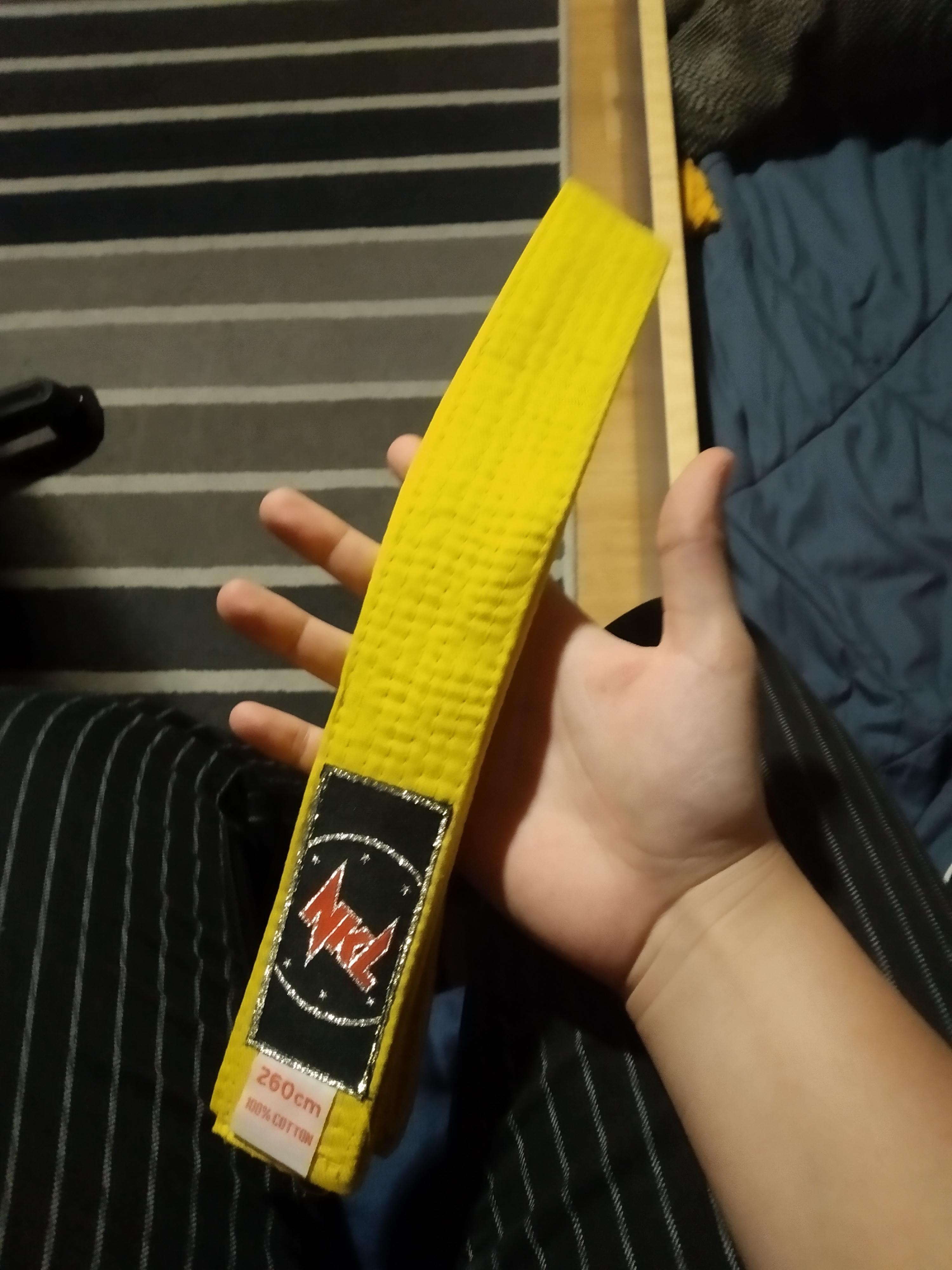 Not a big achievement but I'm proud to have finally gotten my yellow