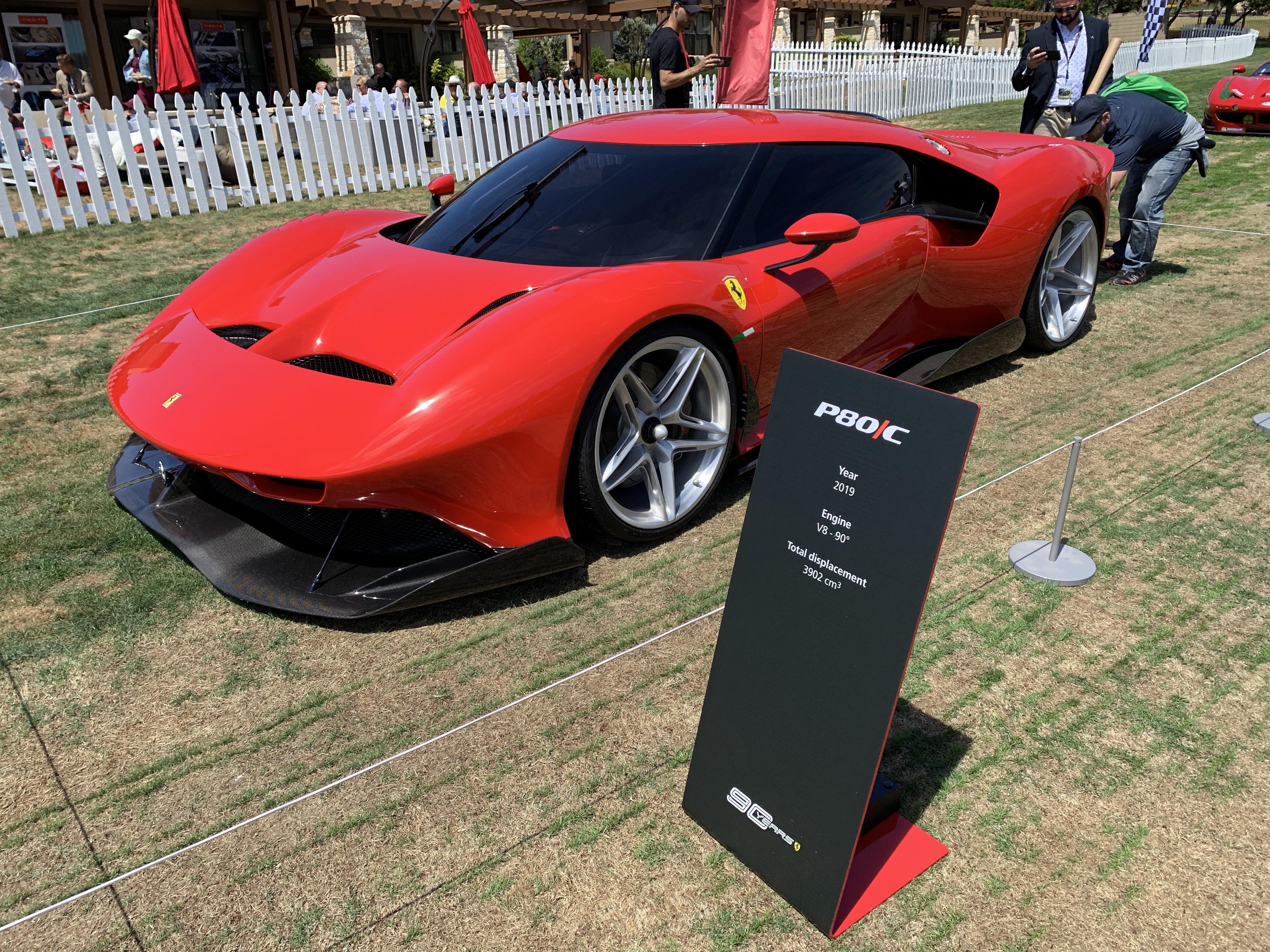 Ferrari P80/C at Pebble Beach car show Autos