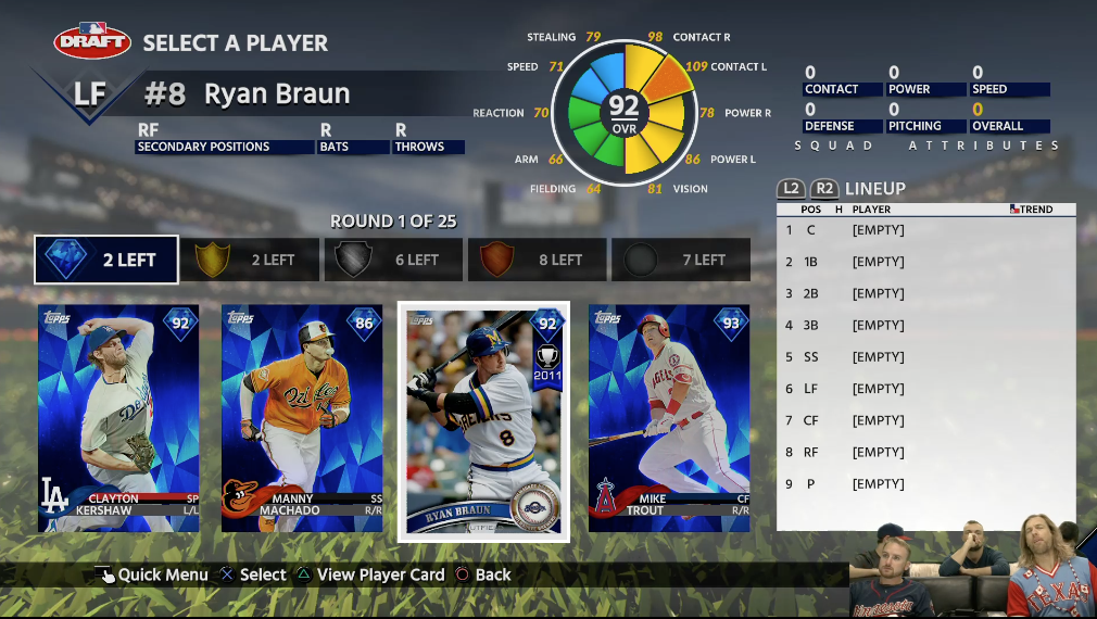 HW Ryan Braun stats r/MLBTheShow