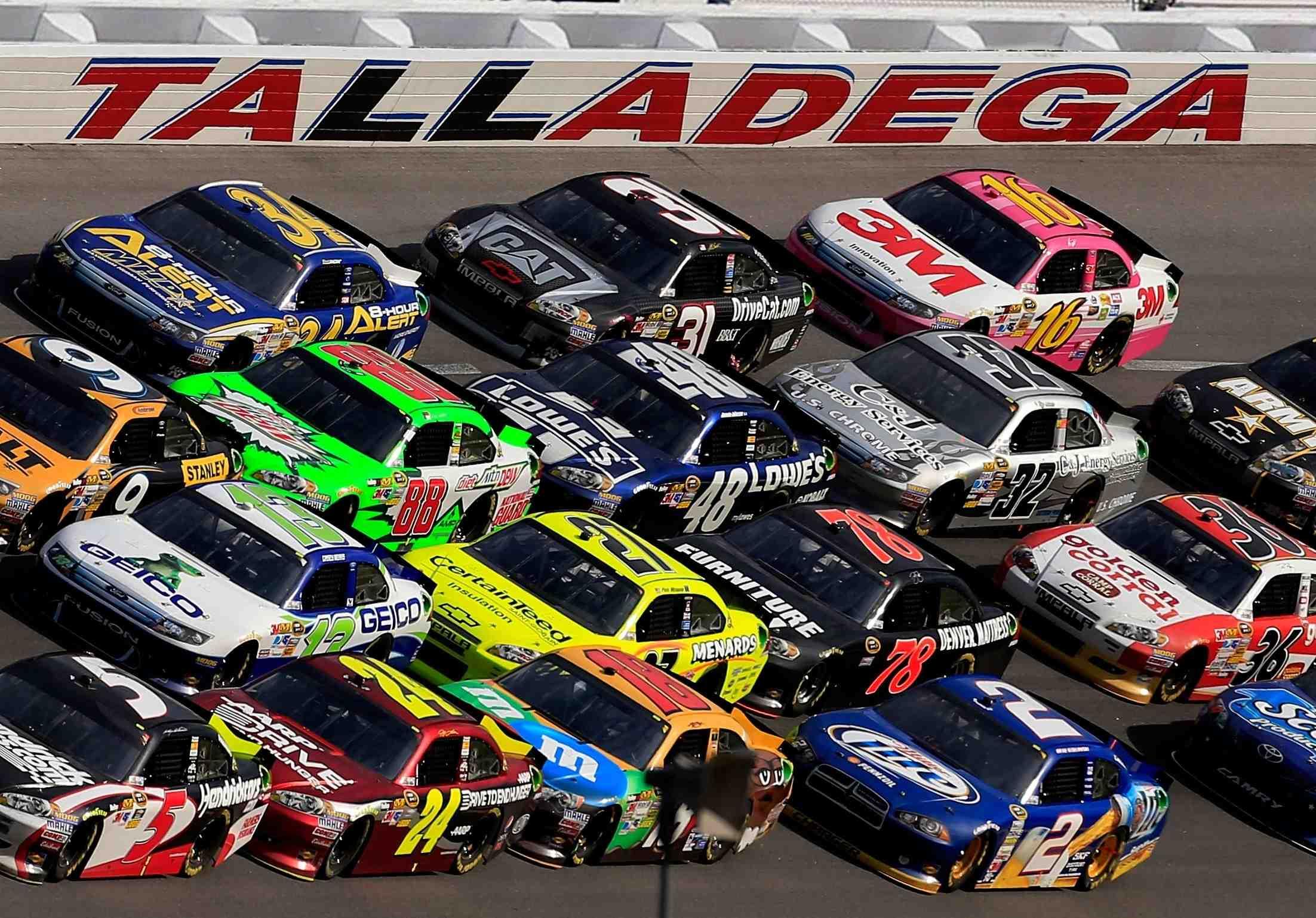 4Wide at Talladega r/nascarporn