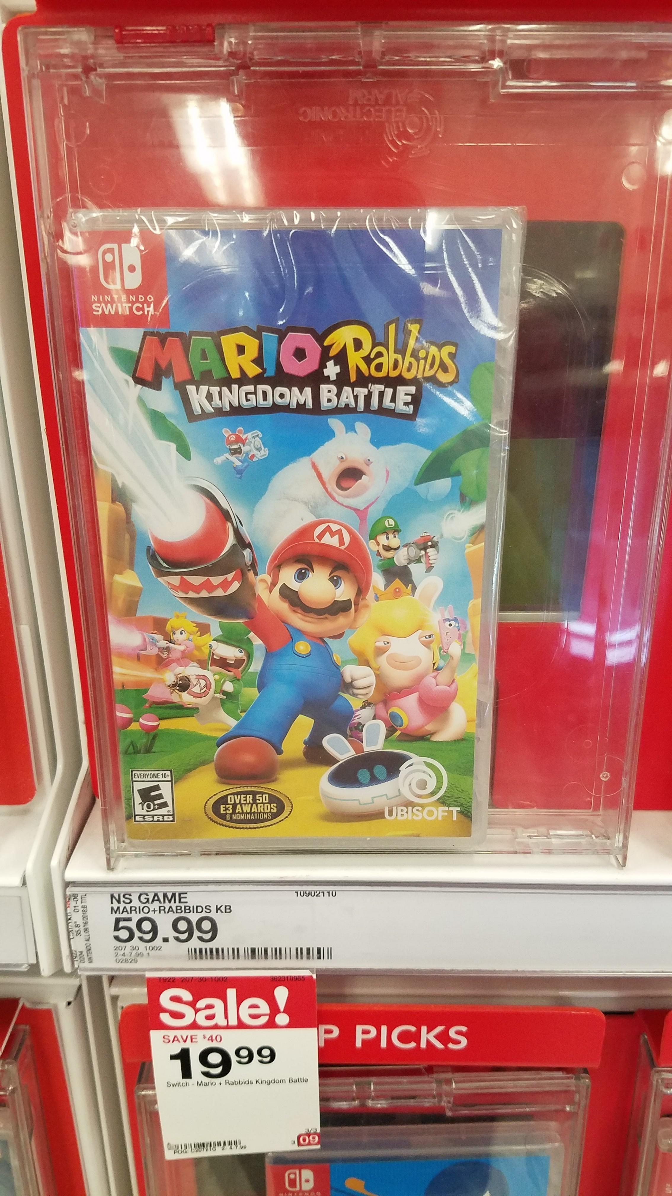 [Target / USA] Mario Rabbids Kindgom Battle 19.99