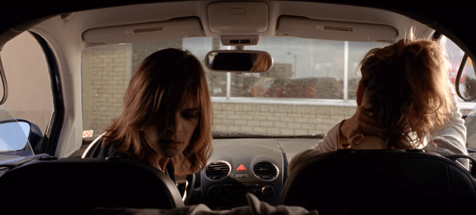 Is there a lore reason why Marie removed the headrests of her car? r