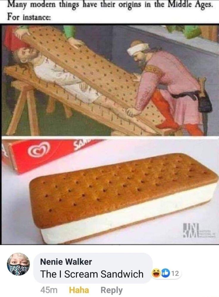 Origin of icecream sandwich r/technicallythetruth