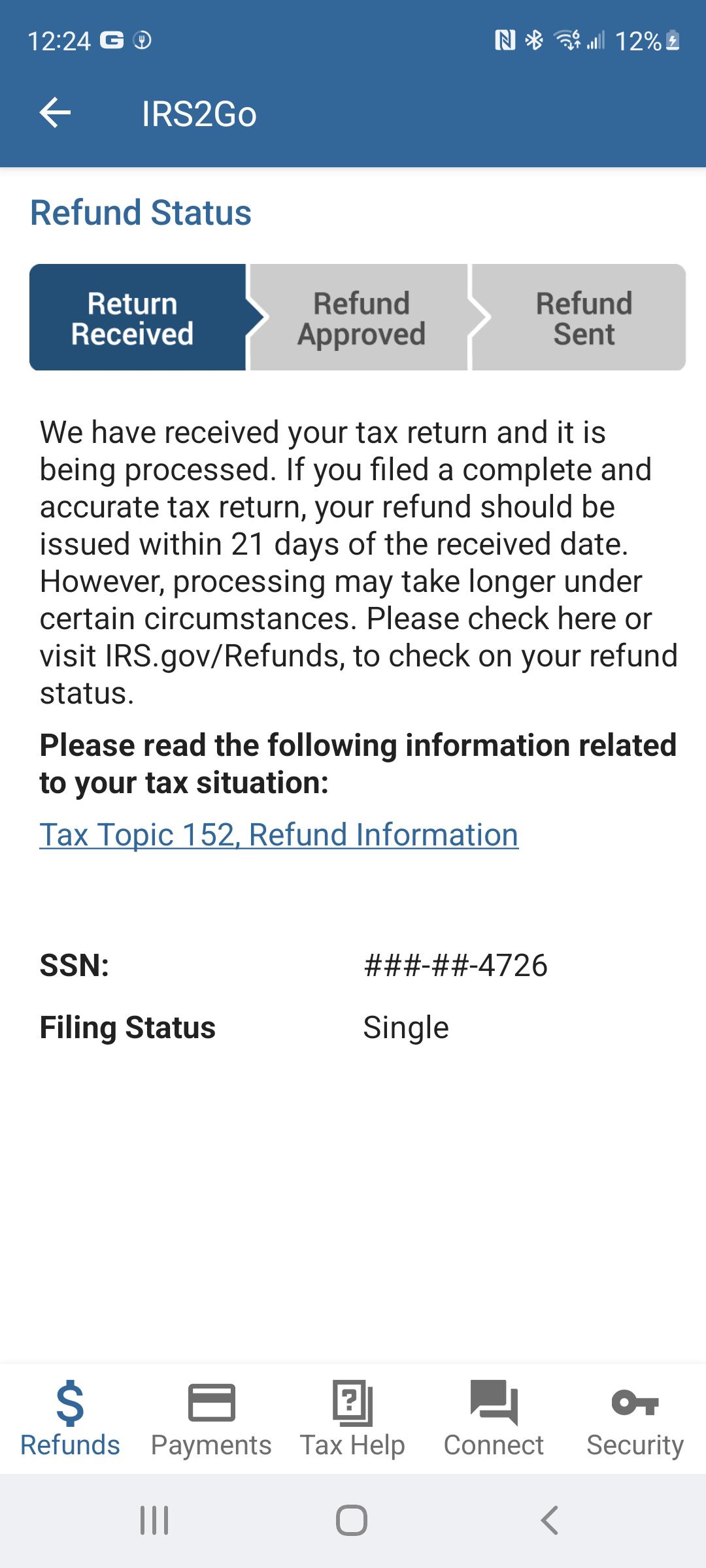 YOUR 2021 TAX RETURN IS NOT PROCESSED can someone please explain what's
