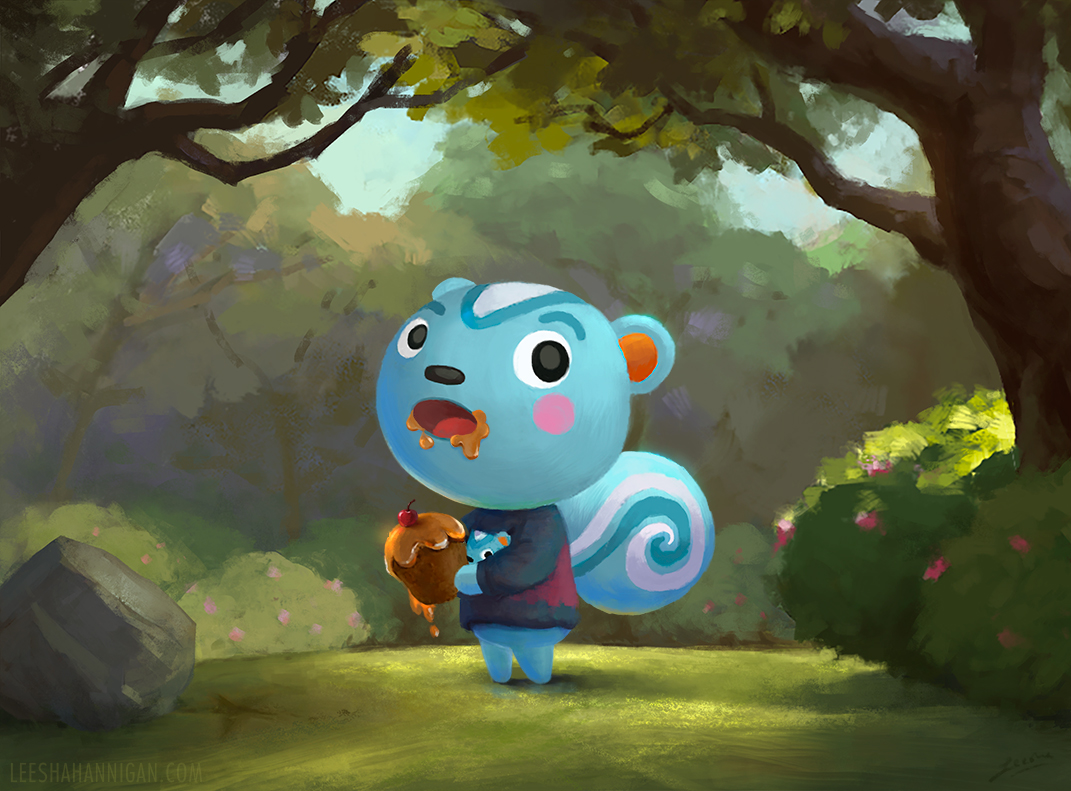 Filbert being Filbert (art by Leesha Hannigan) r/AnimalCrossing