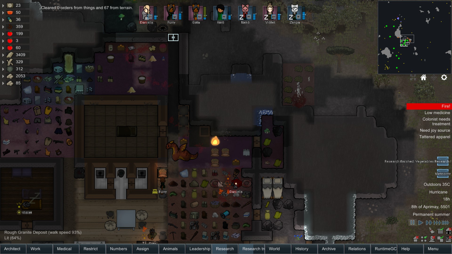 I say build granite walls and safely use wood inside. Randy says I can