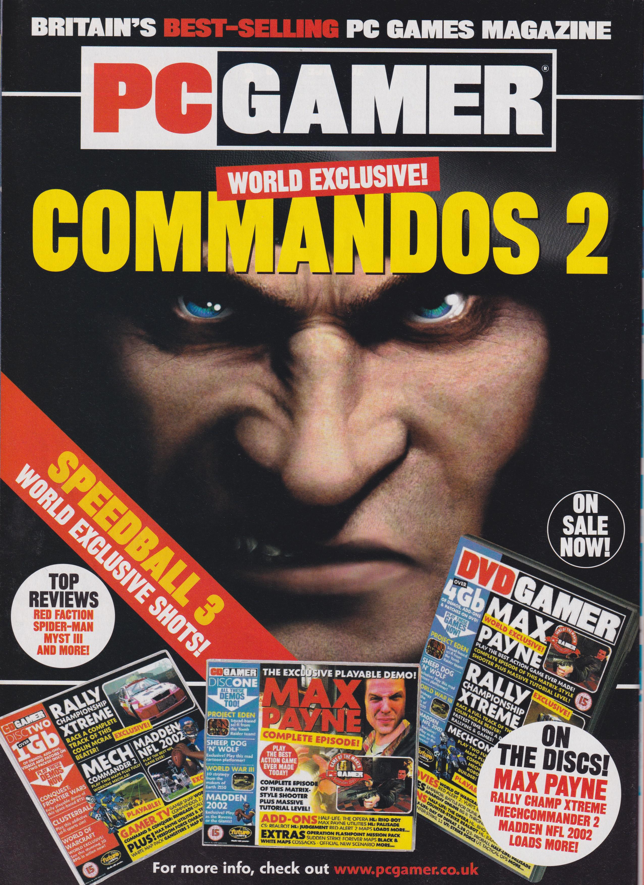 PC Gamer Magazine Advert from Games Master Issue 113 November 2001