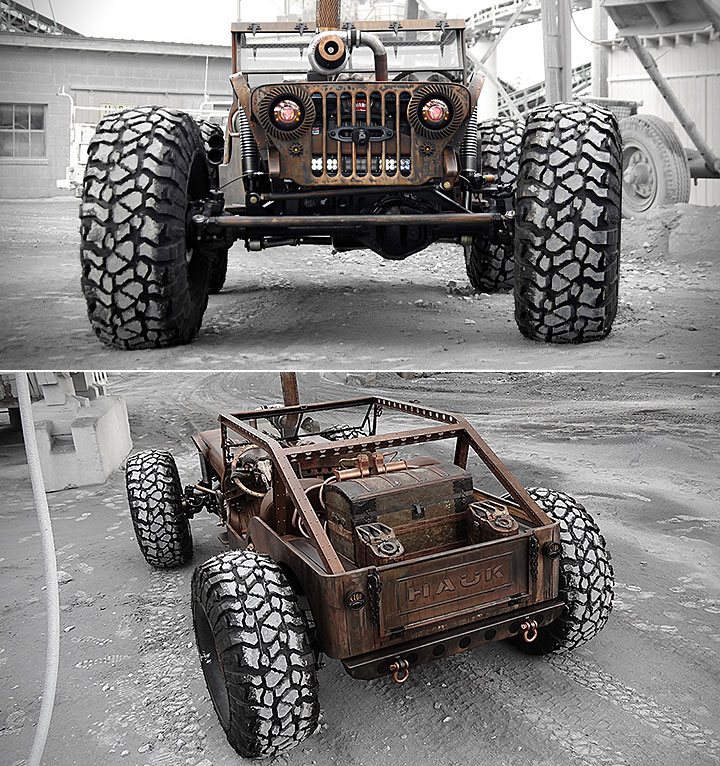 This “Rock Rat” Jeep Is Straight out of Mad Max... it boasts 700hp and 1,200lbft of torque