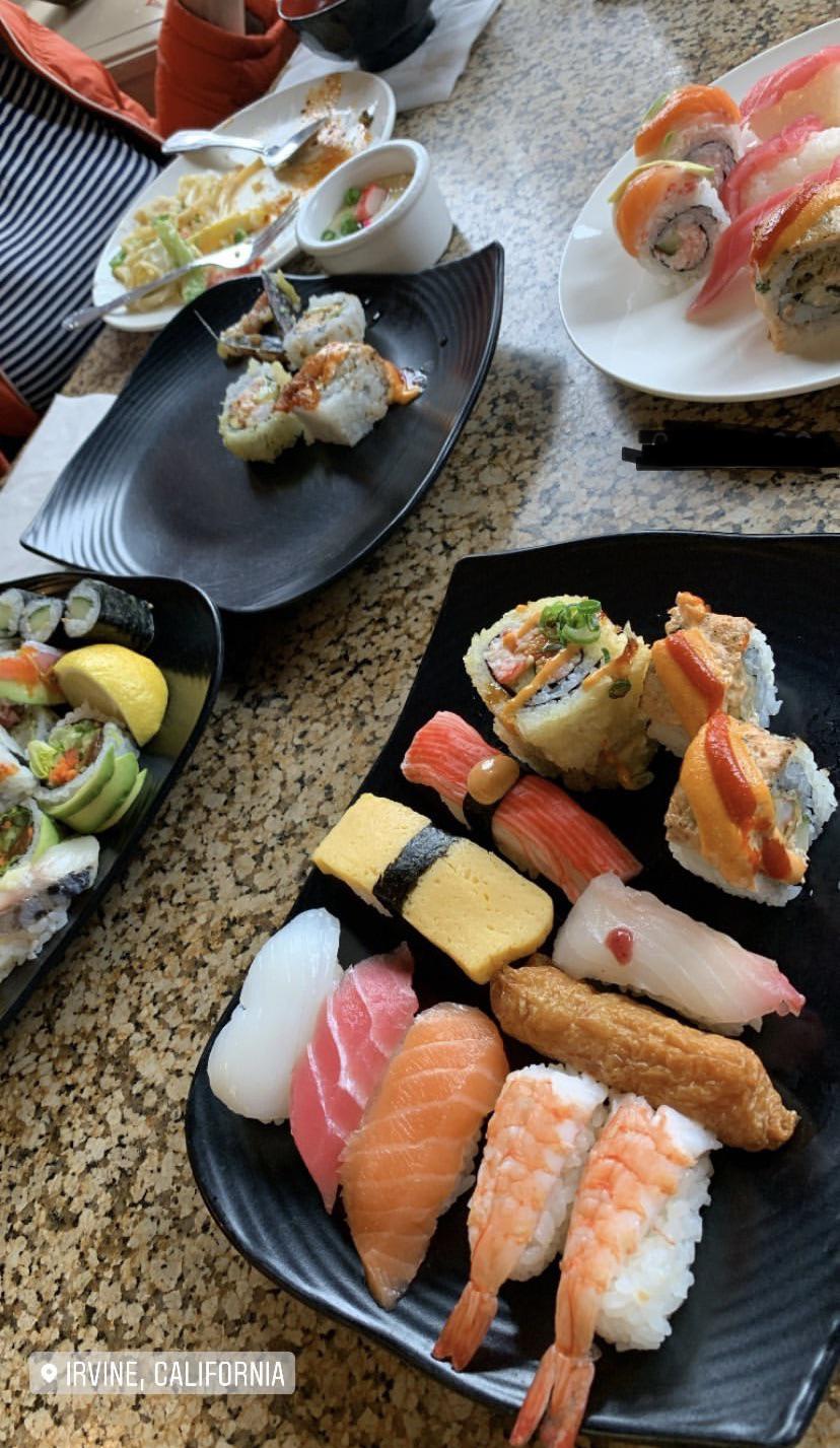 I ate at this one restaurant in Irvine, but I can't quite remember the