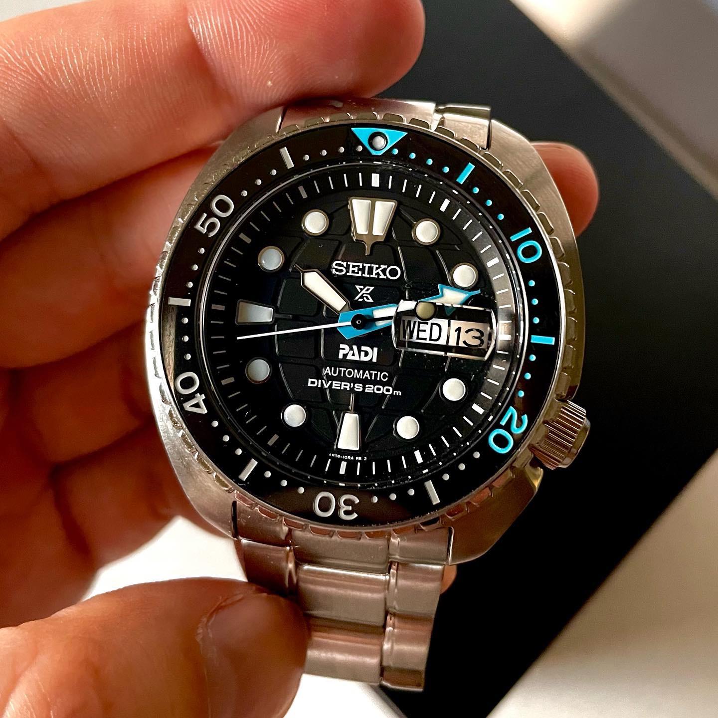 [Turtle] It’s my 25th birthday, and this beautiful Seiko Prospex Padi