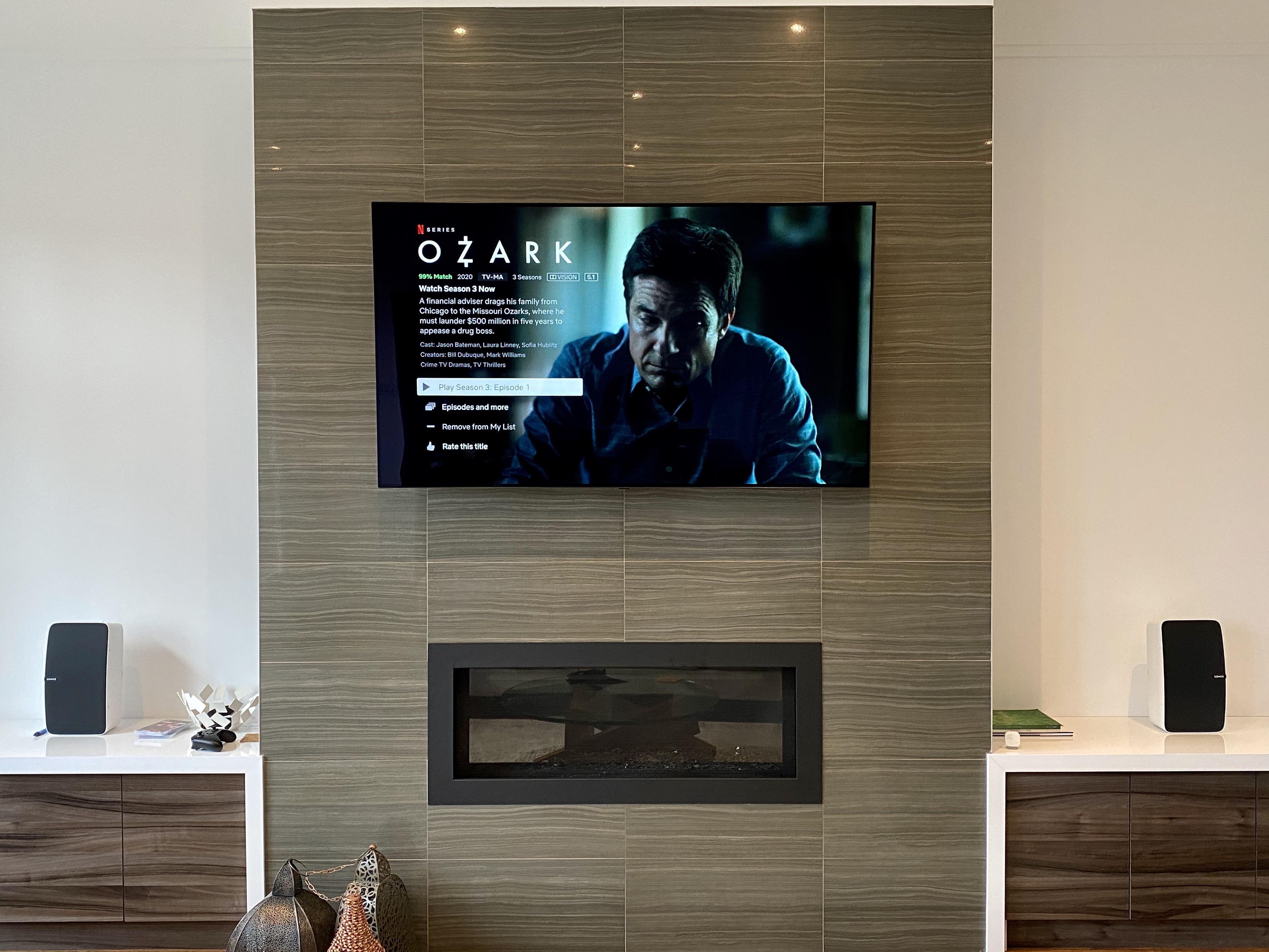 My Family Room Sonos Set Up w/ Sub (not in picture) r/sonos