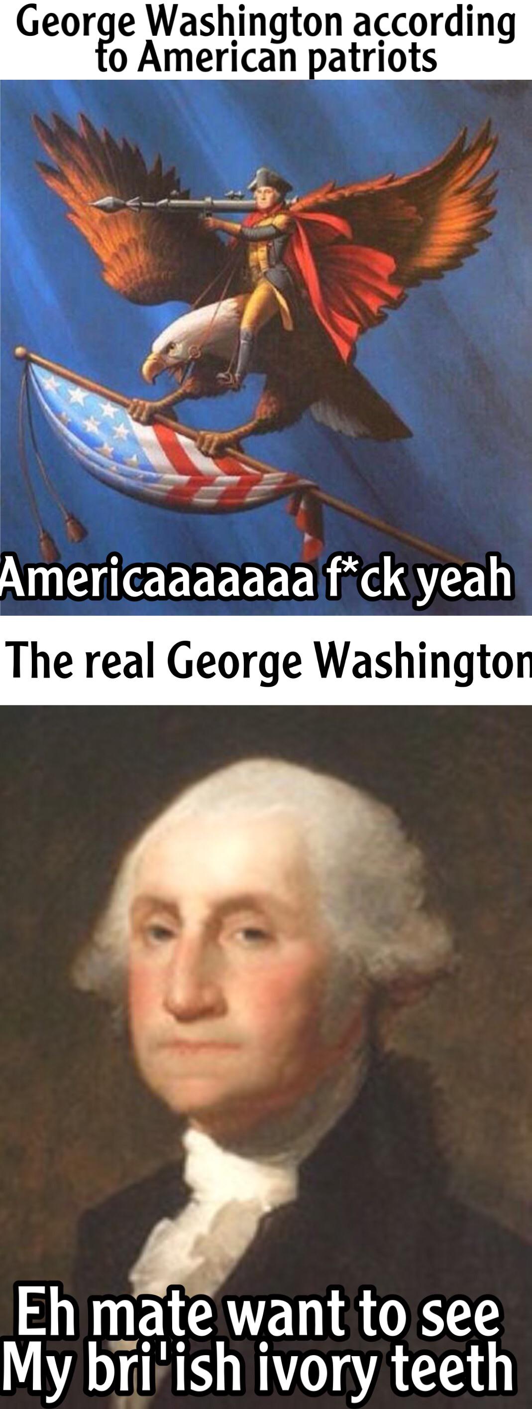 Washington lived most of his life as a British more than an