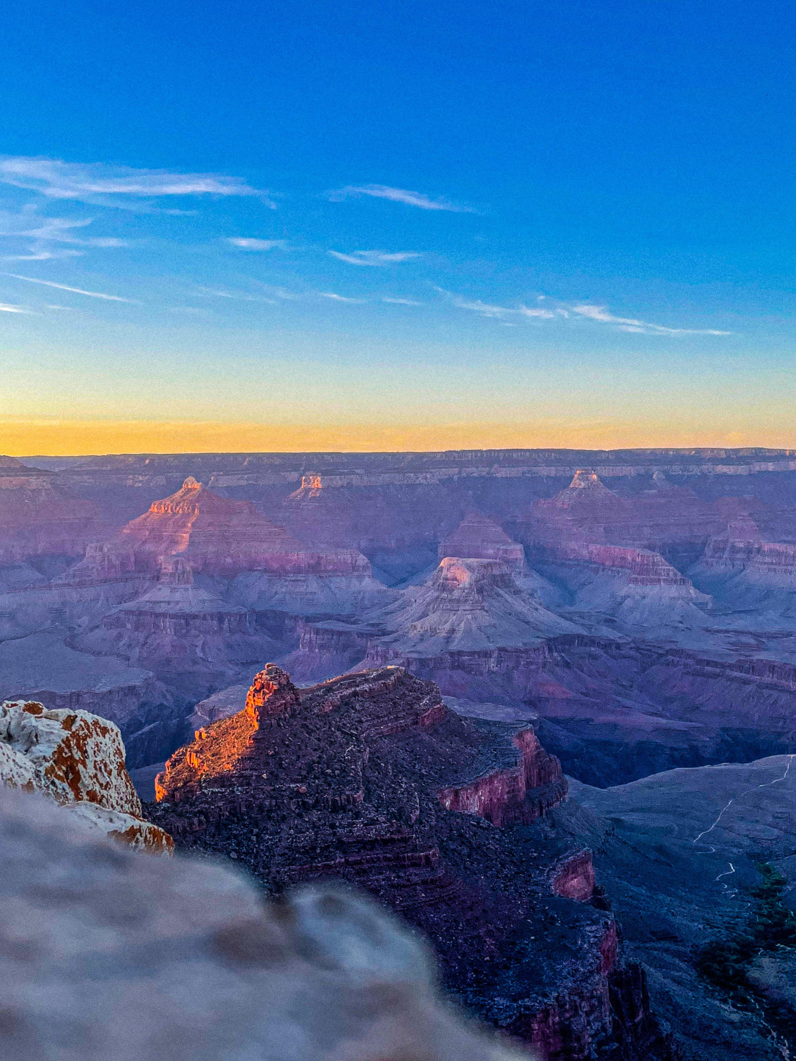 Grand Canyon national park at sunset, AZ r/hiking