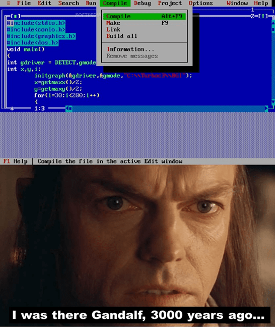Old school programmer ProgrammerHumor
