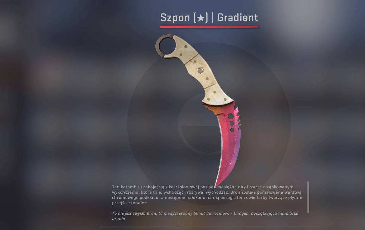 My first ever cs go knife dropped from case! D r/csgo