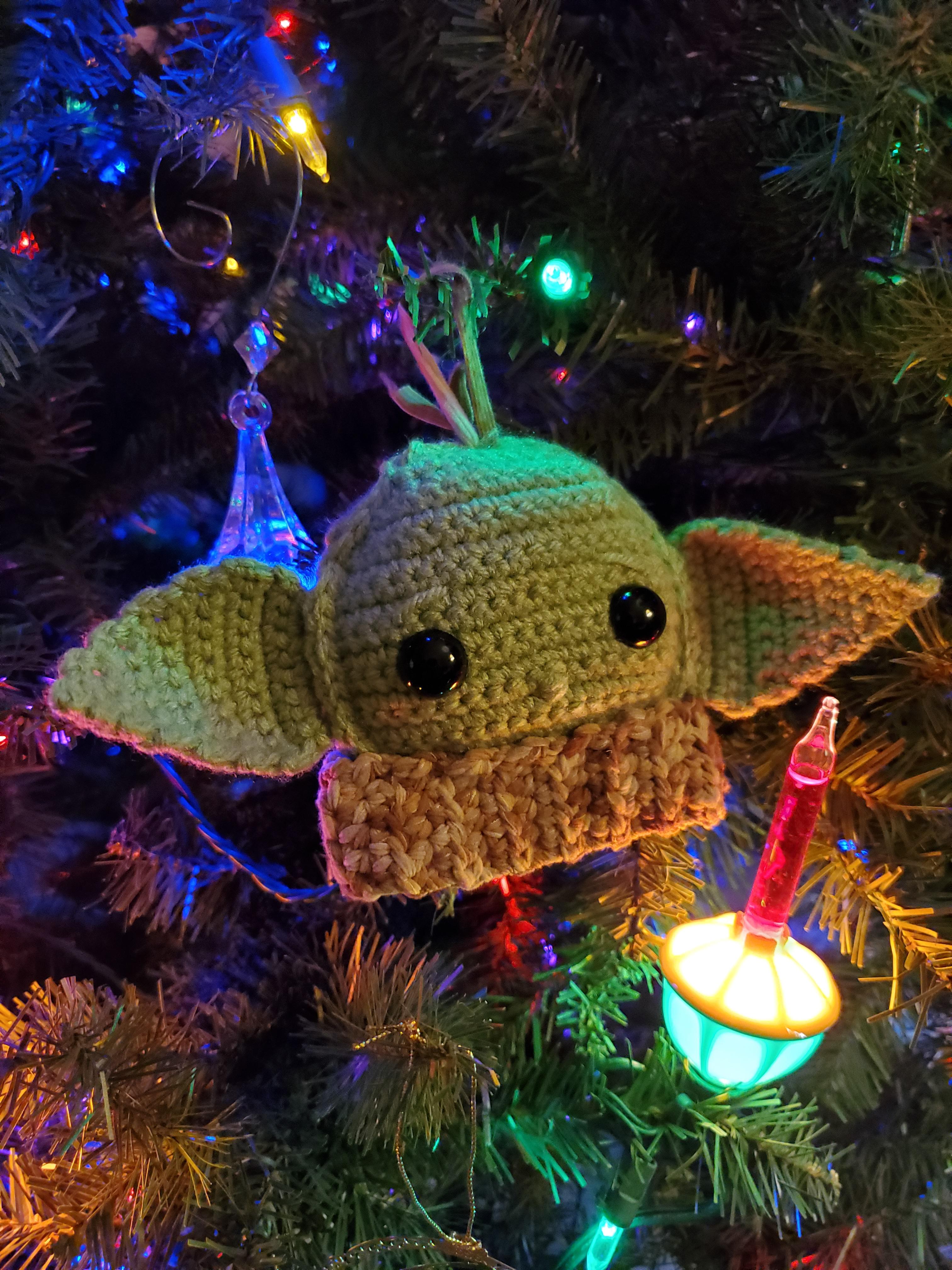 What about a Baby Yoda ornament? r/crochet