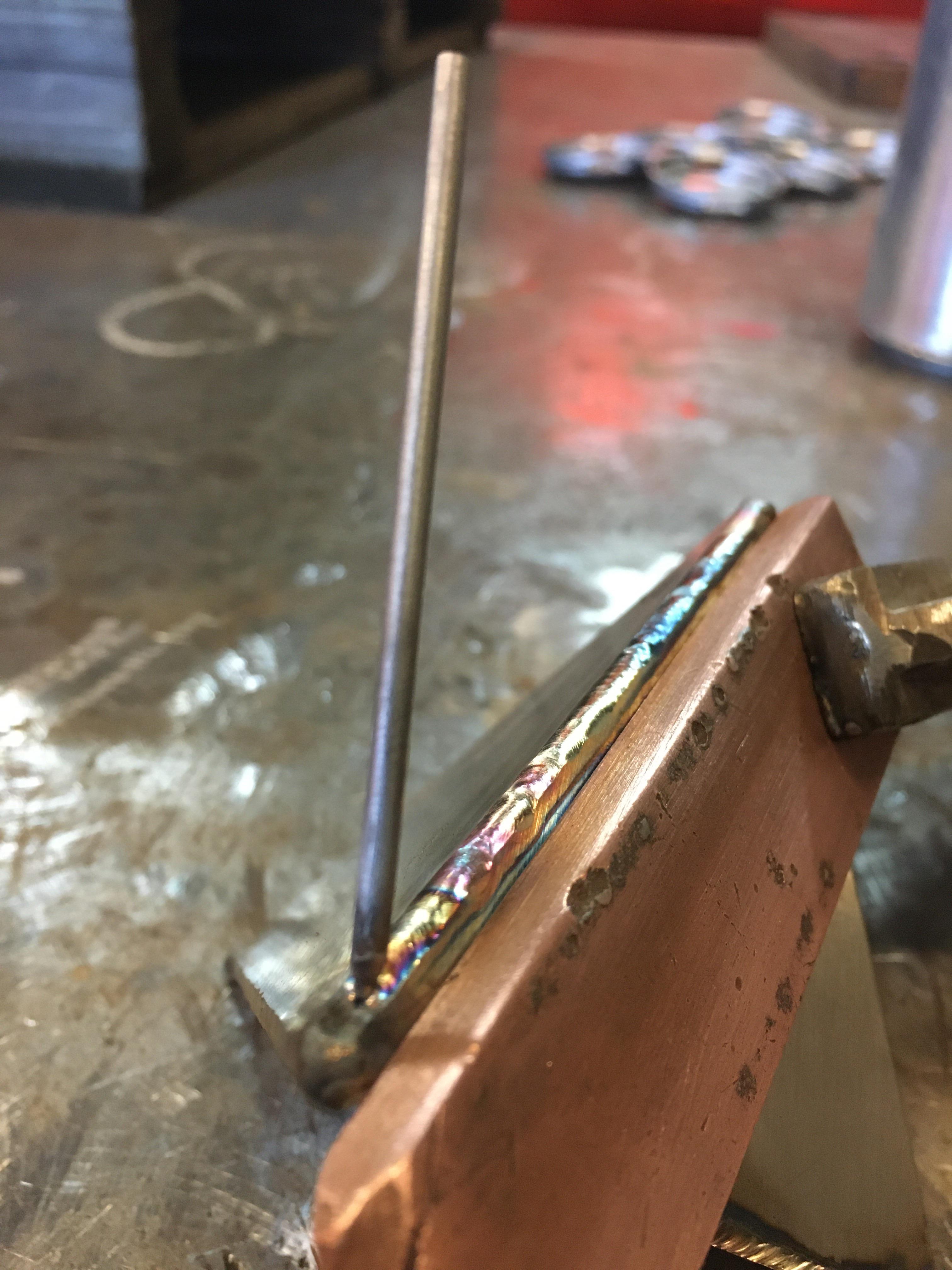 Stuck the tungsten on the last weld... r/Welding
