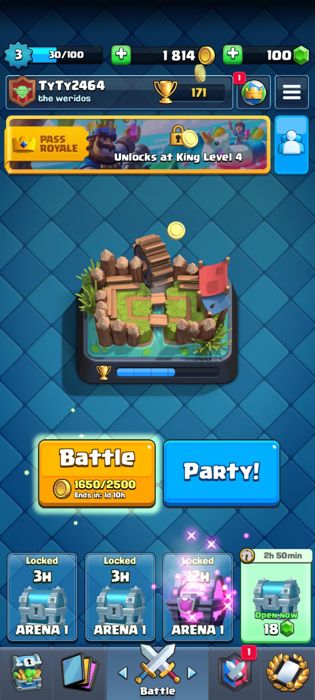 I got a magical chest in my arena 1 account, how rare is this? r