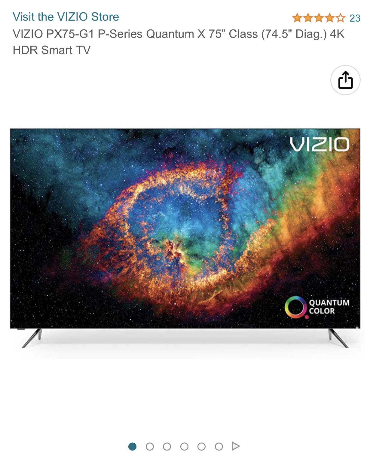 This is so far the BEST VIZIO TV PX75-G1 P-Series Quantum X 75” since