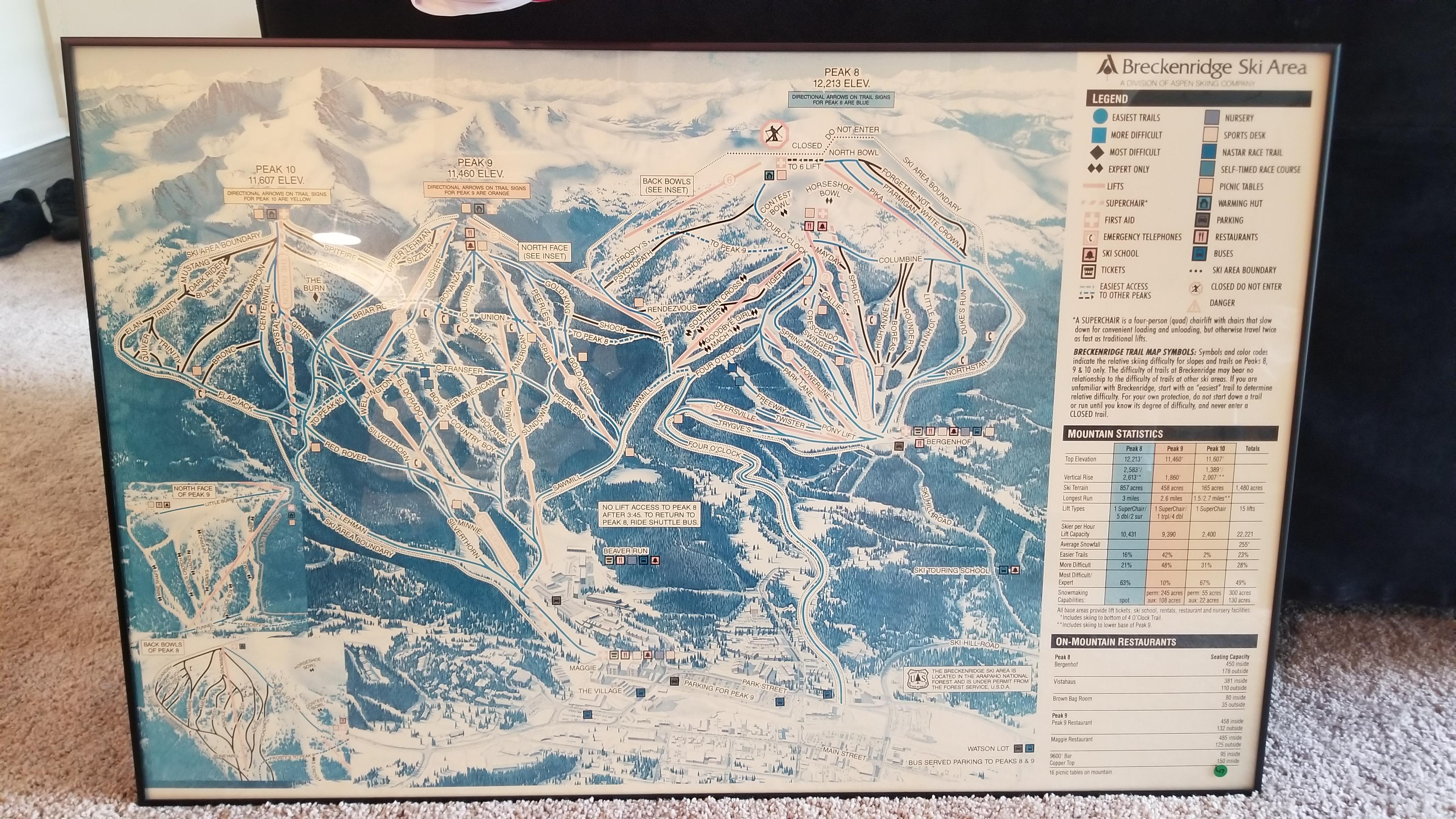 Found this huge map of Breckenridge at a yard sale. Anyone know how old