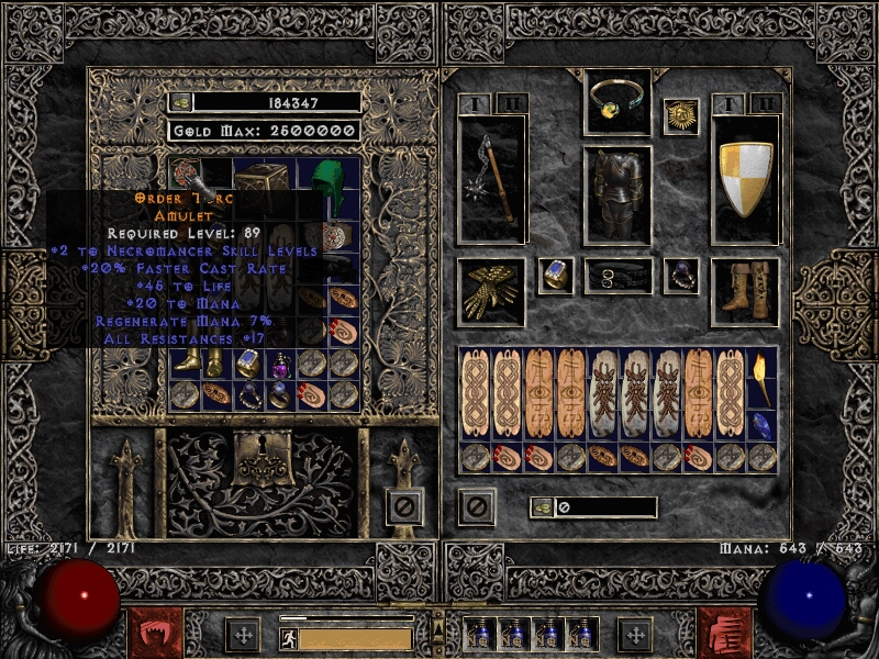 This is my favorite crafted amulet that my Necromancer uses, I thought