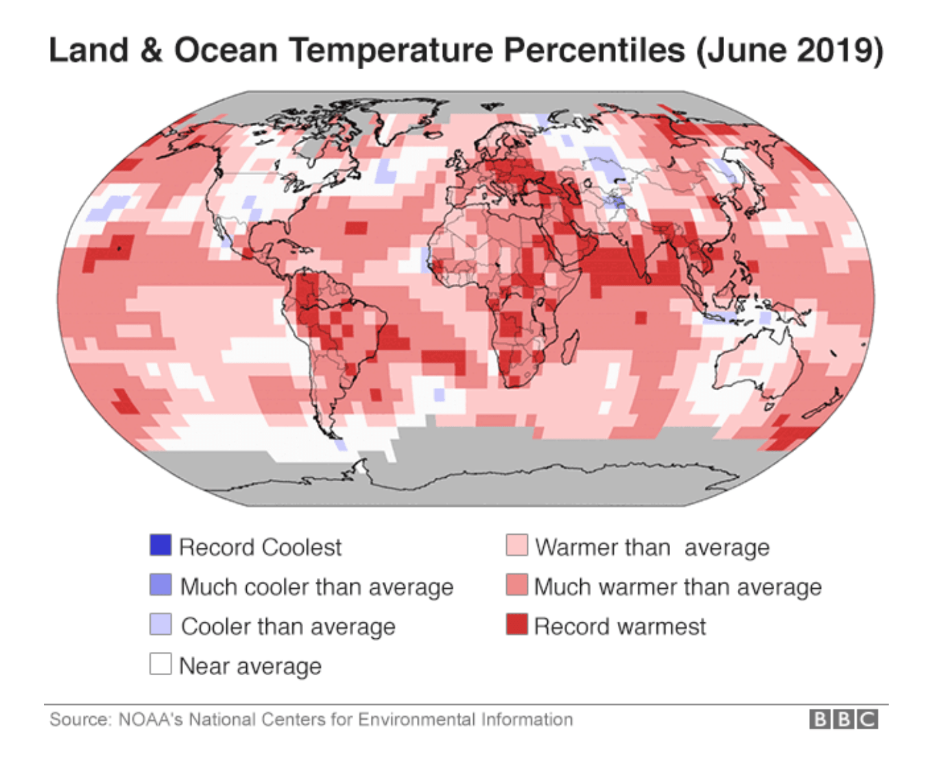 All the places across the globe which reached record high