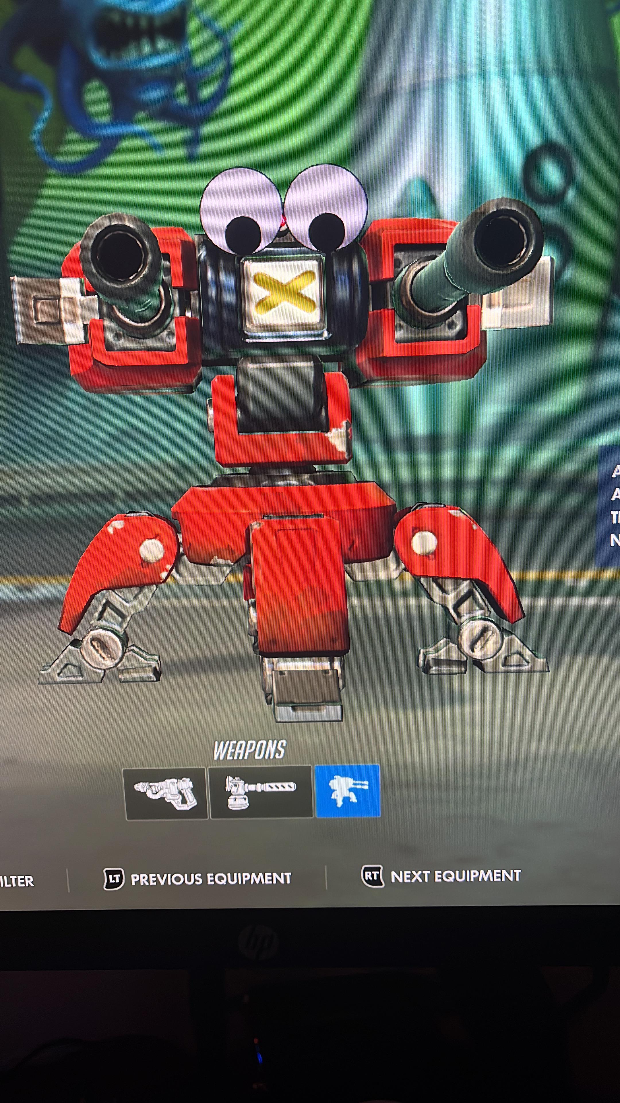 Googly eyes turret Overwatch