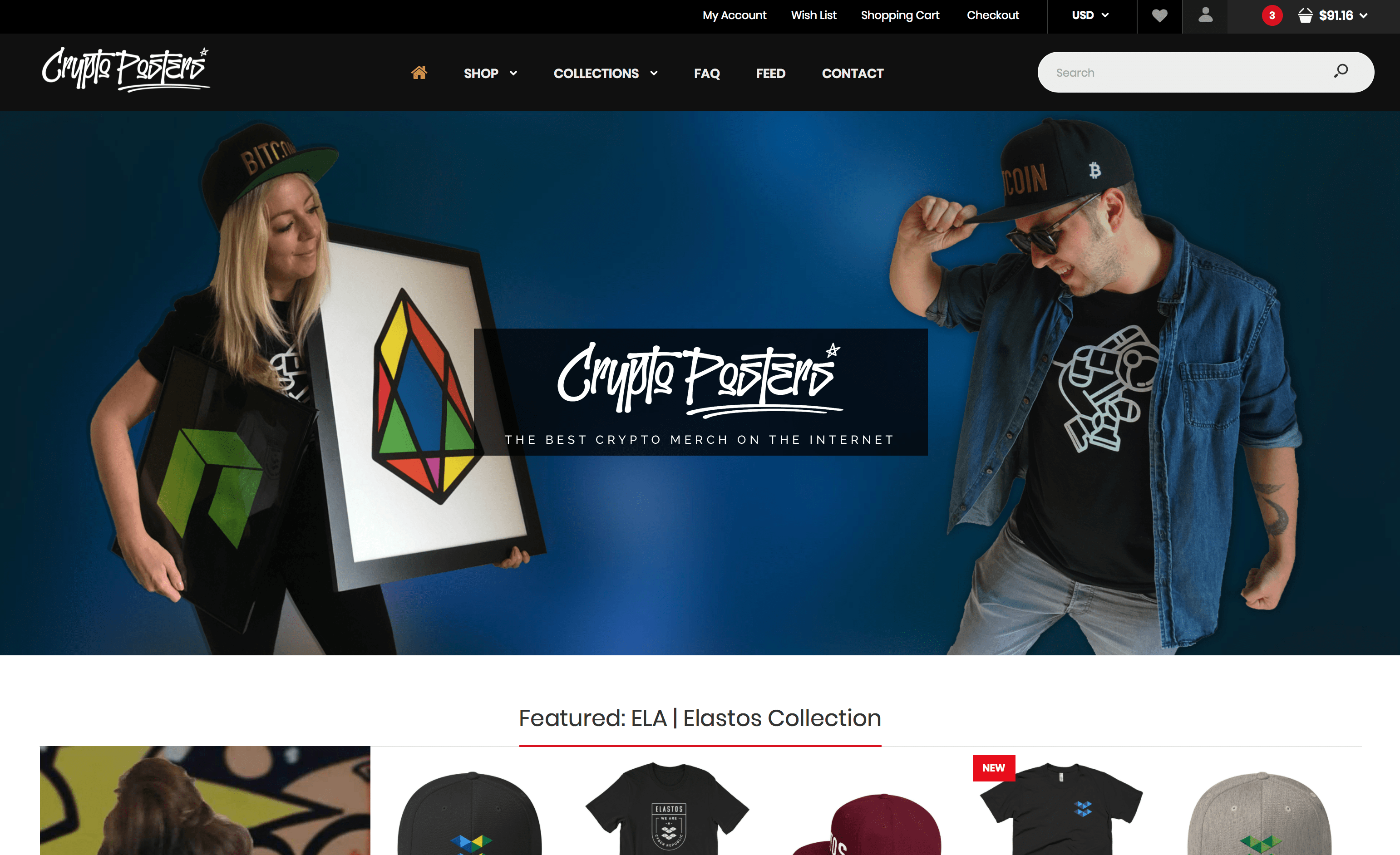 Just launched our refreshed crypto store and would love to get some