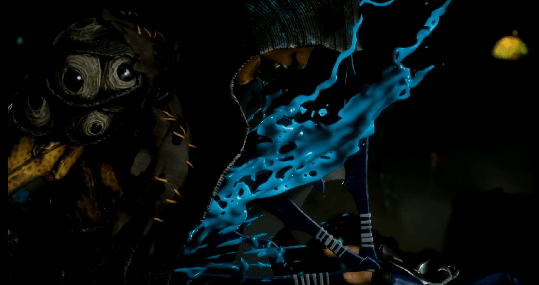 D'Vorah has blue blood! MortalKombat
