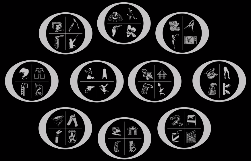 In Ozark the title cards of each episode spell out "Ozark" having the O