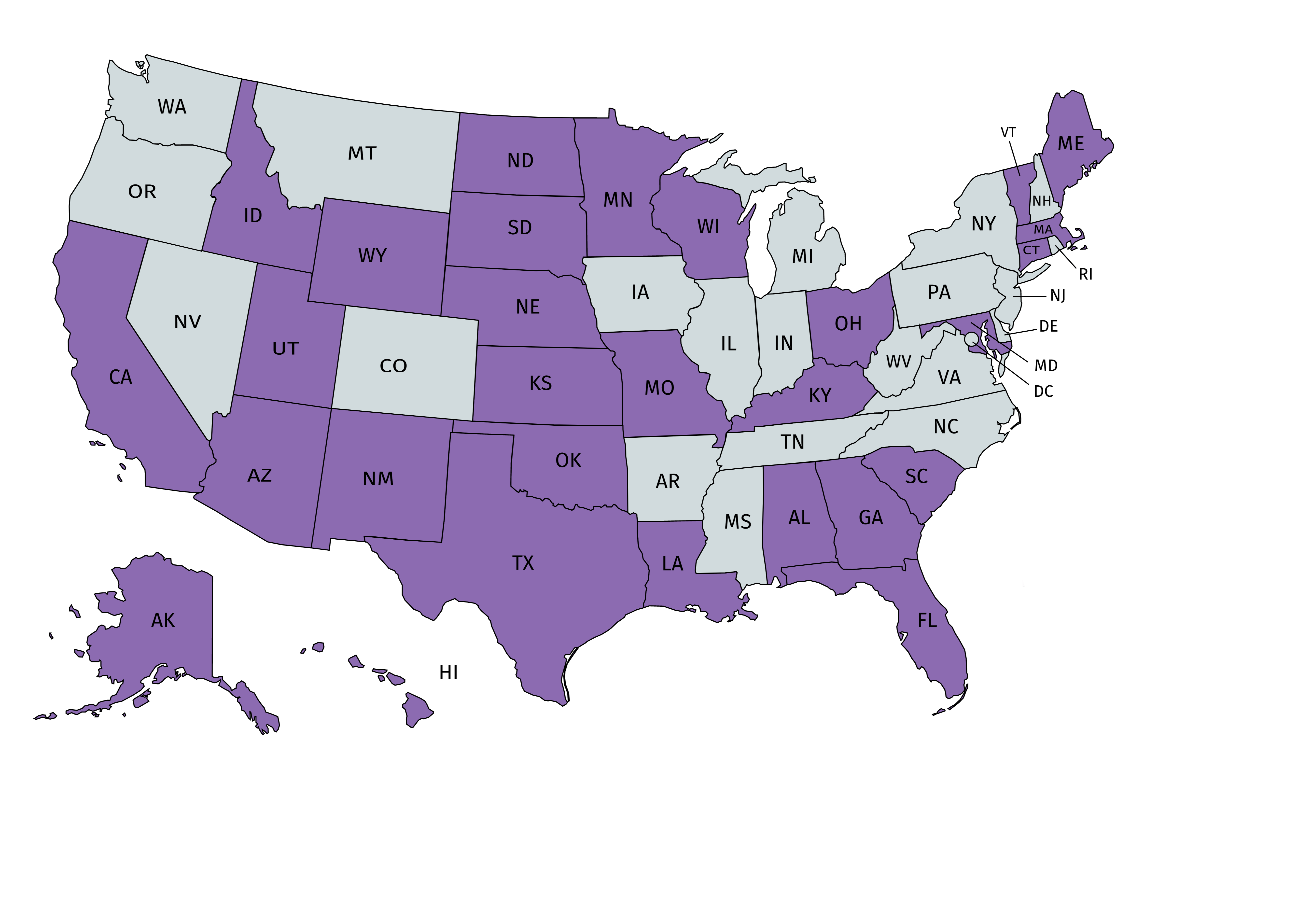 What do the states in purple do? r/RedactedCharts