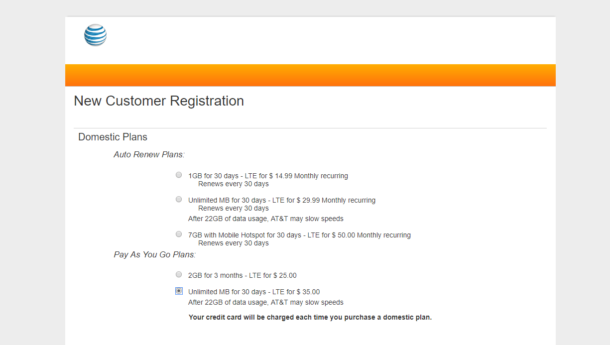 ATT Ipad plan now 35.00 a month for prepaid? NoContract