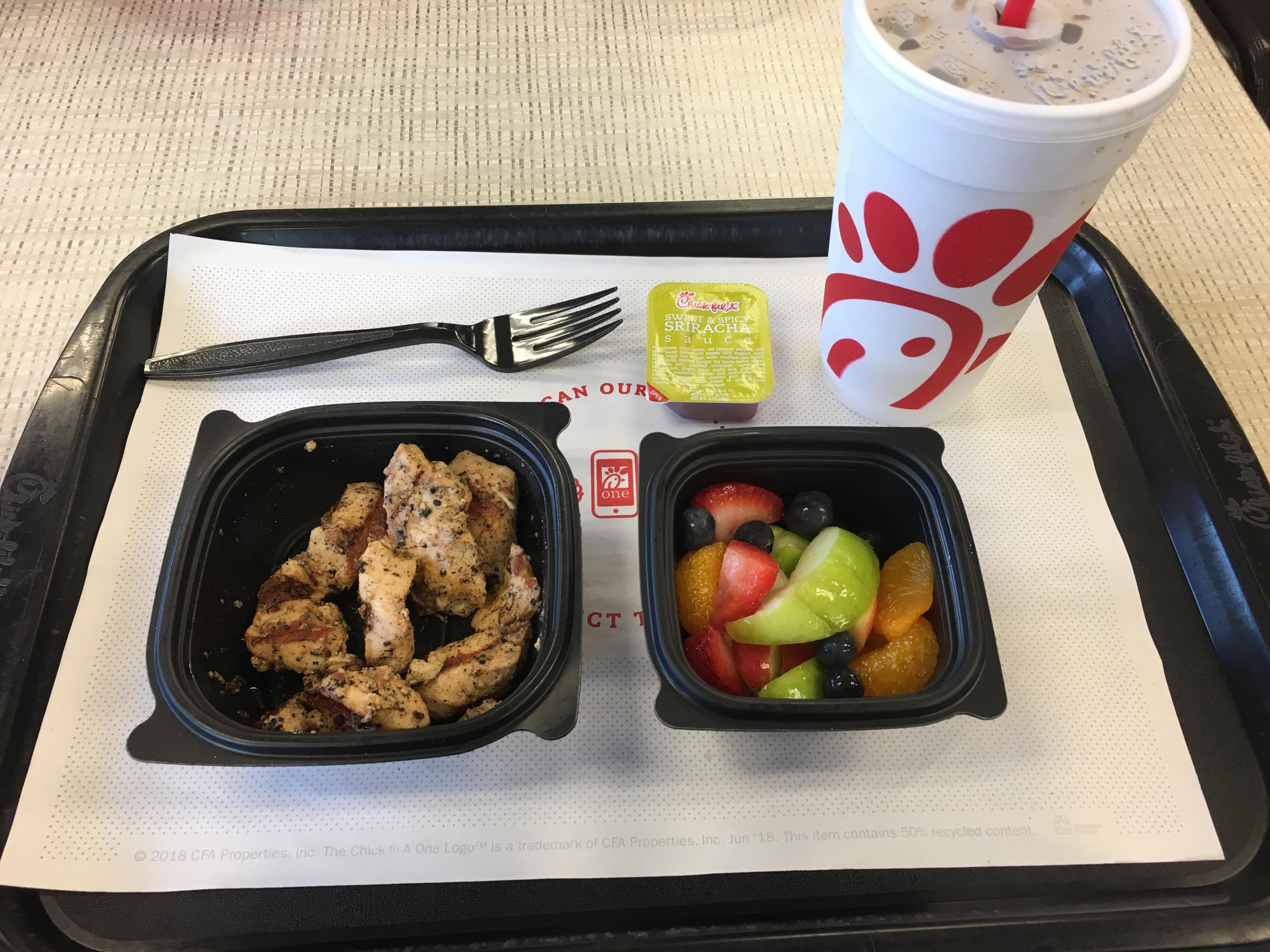 235 calorie meal at Chick fil A r/1200isplenty