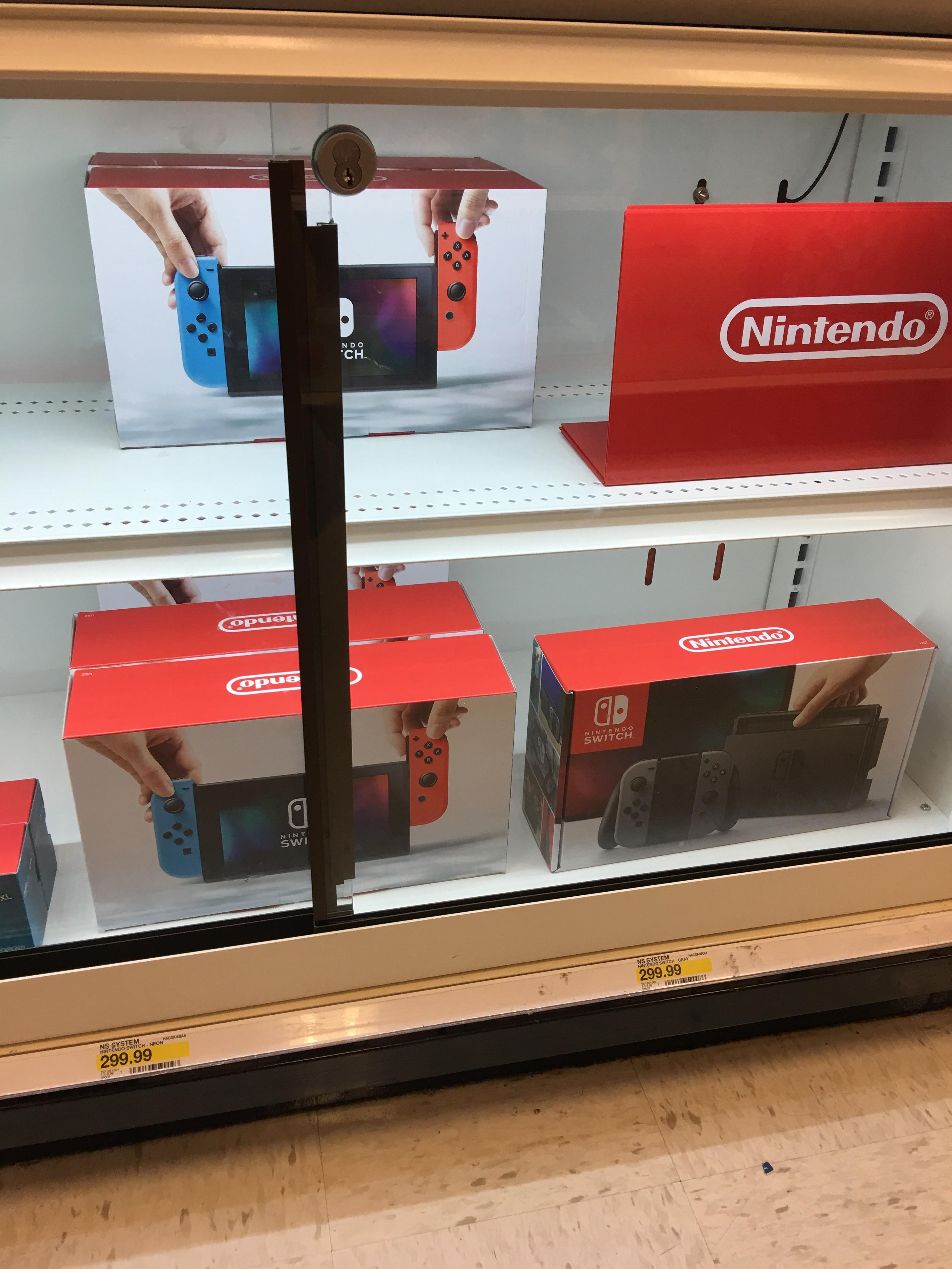 (75th & Thomas) 6 Nintendo Switch’s at Target. 5 Neon and 1 Gray. r
