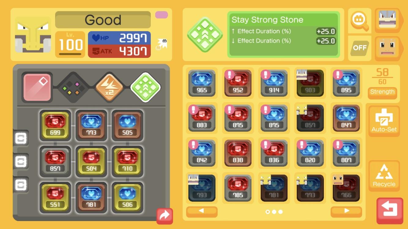 What does stay strong stone do on psychic? r/PokemonQuest