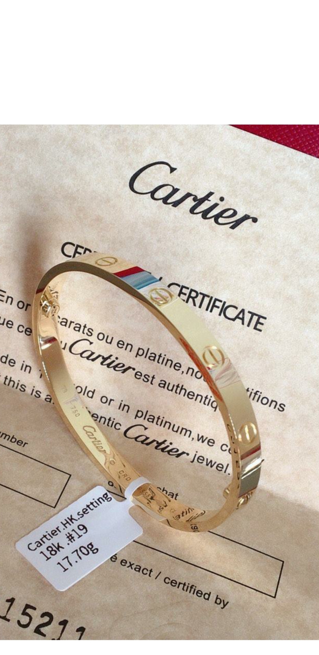 Im trying to buy a cartier style bracelet, i found this being sold and