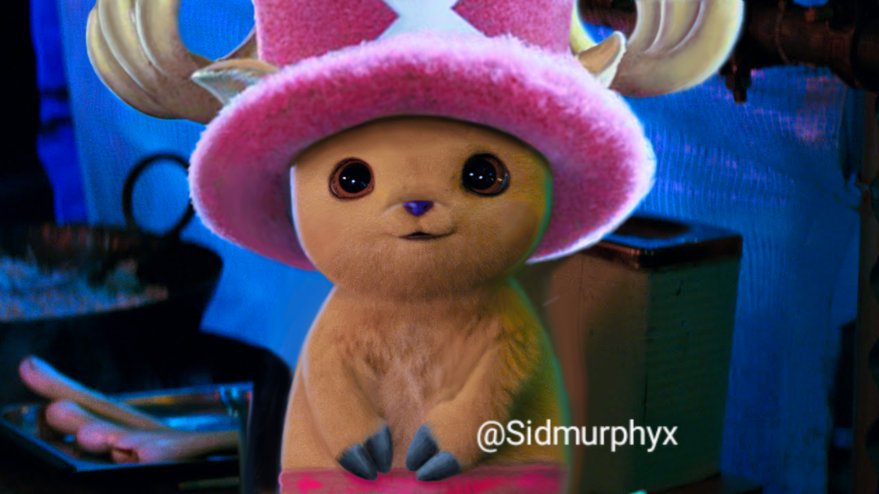 Made live action Chopper based on pikachu r/OnePiece