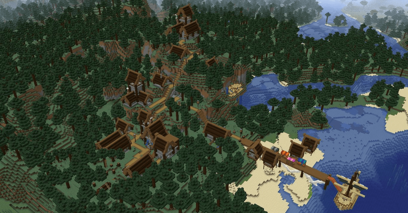 So, recently I've been upgrading a Taiga Village that I found on this