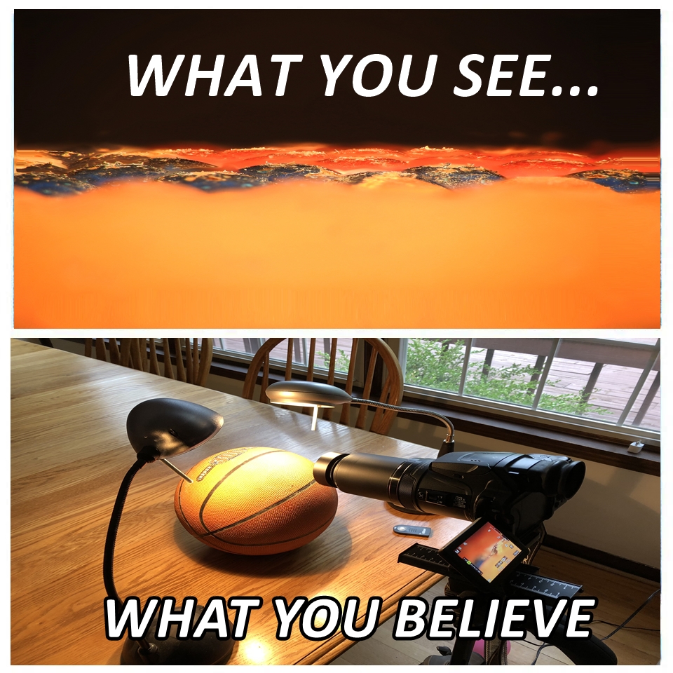 Basketball is flat. r/flatearth