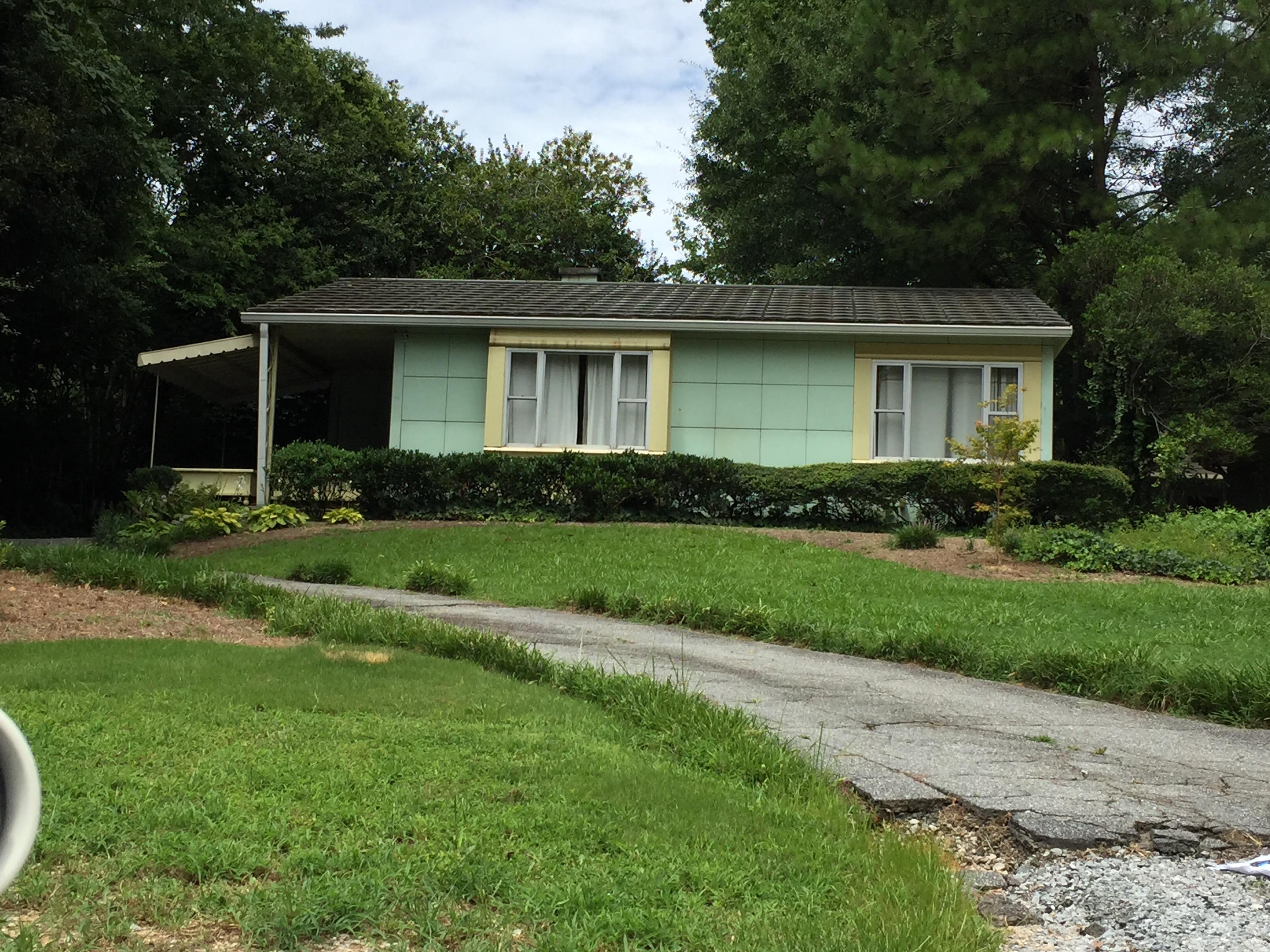 All metal prefab house (1950's) at 1976 Northside Drive in Atlanta
