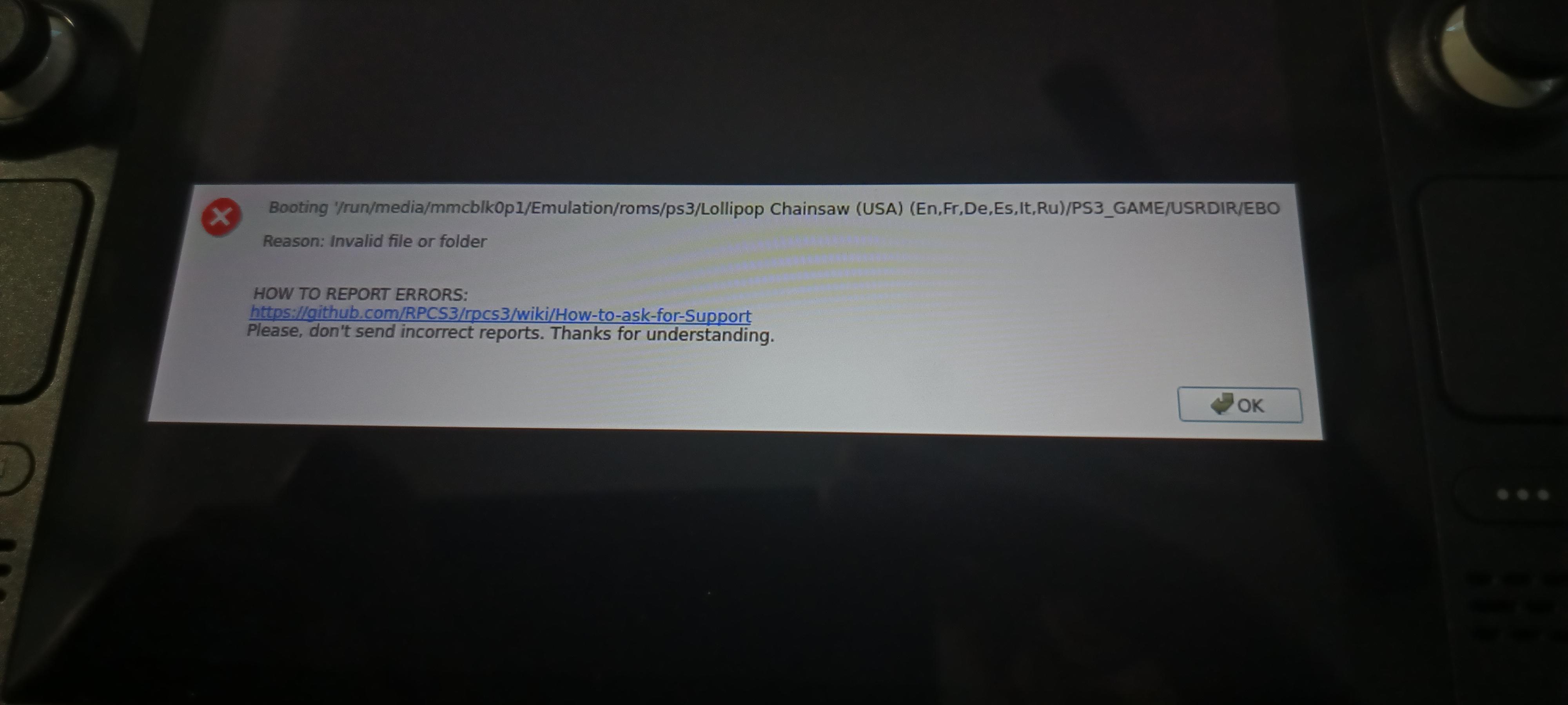 Lollipop chainsaw RPCS3 r/SteamDeck